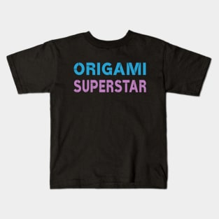 Origami Superstar for Origami Lovers Kids T-Shirt